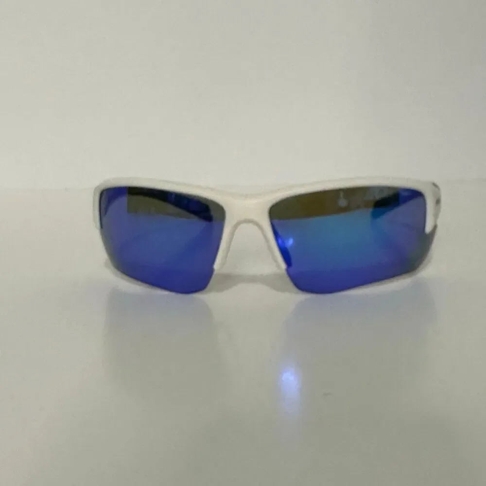 Global Vision Hercules 7 Wraparound Motorcycle Riding Glasses Z87.1 White Frame/